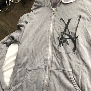 Lauren moshi zip up sweatshirt